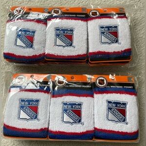 New York Rangers NHL wristbands 24 pieces NWT